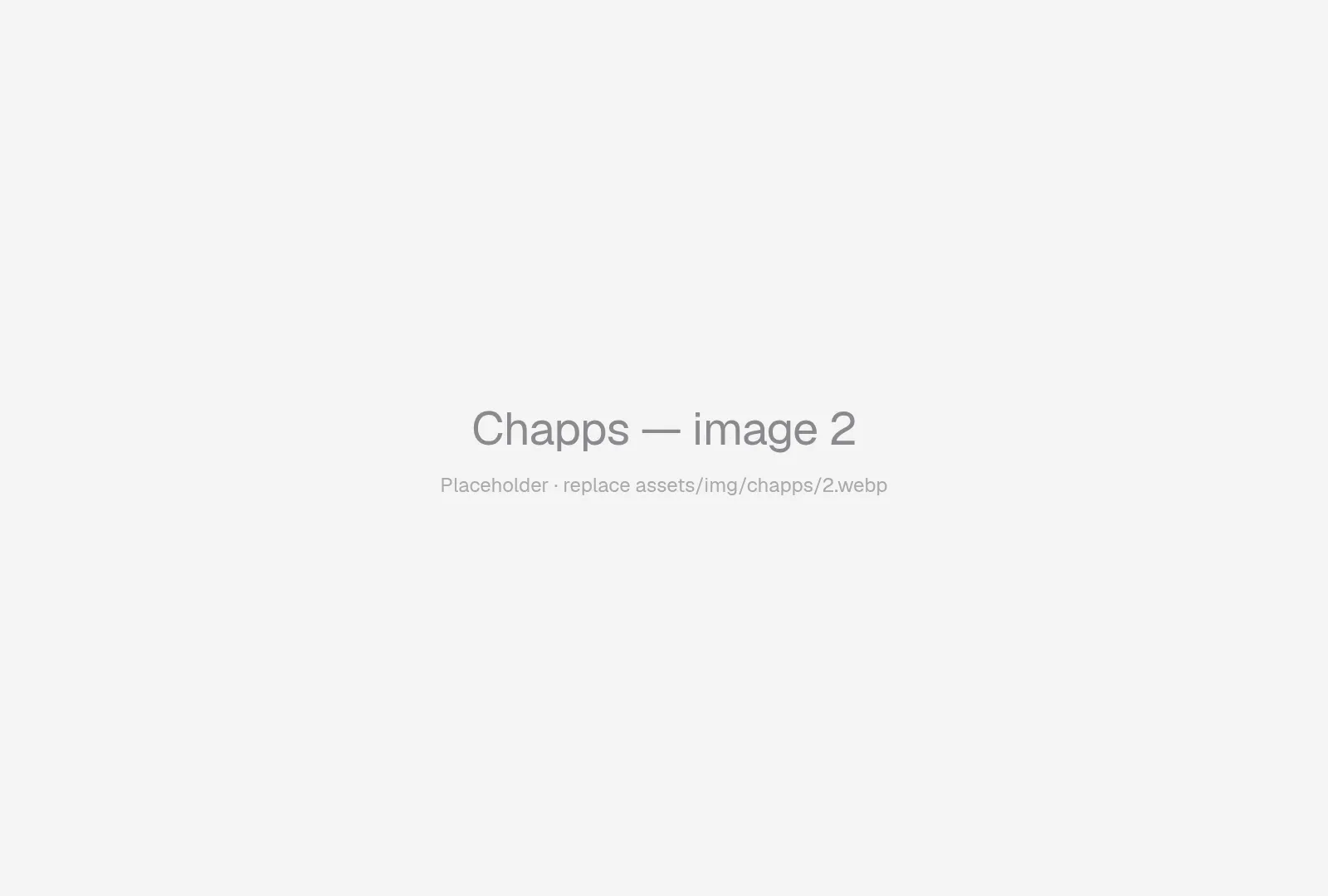 Chapps — image 2 (placeholder)