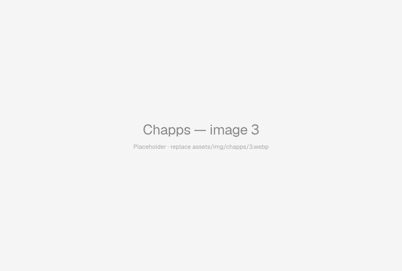 Chapps — image 3 (placeholder)